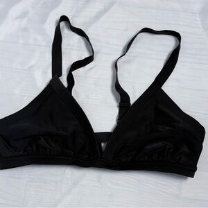 Lululemon Athletica Classic Black Caged back Swim Bra
